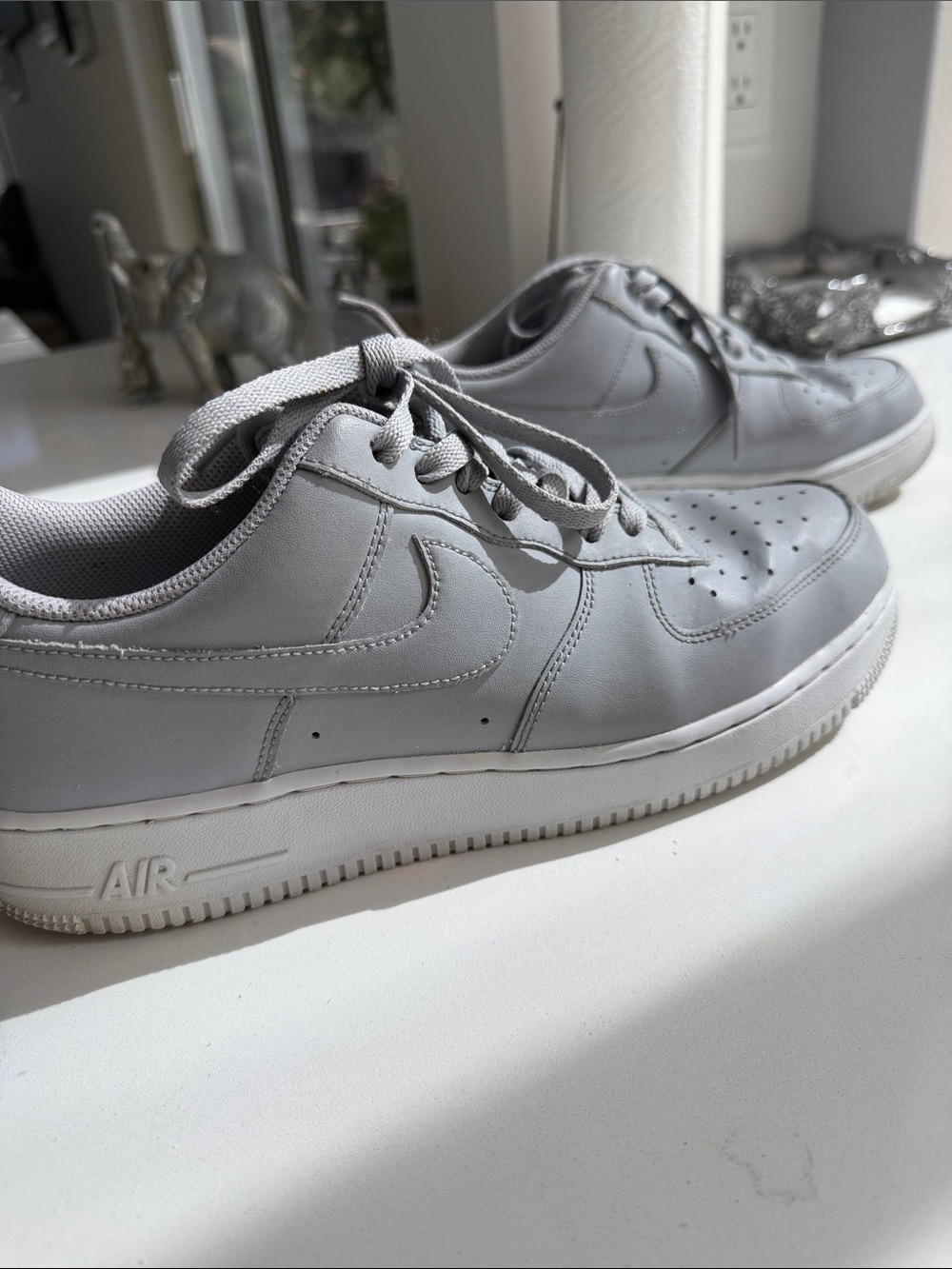 Nike Air Men’s Sneakers size 10 - Light Gray Low Top
